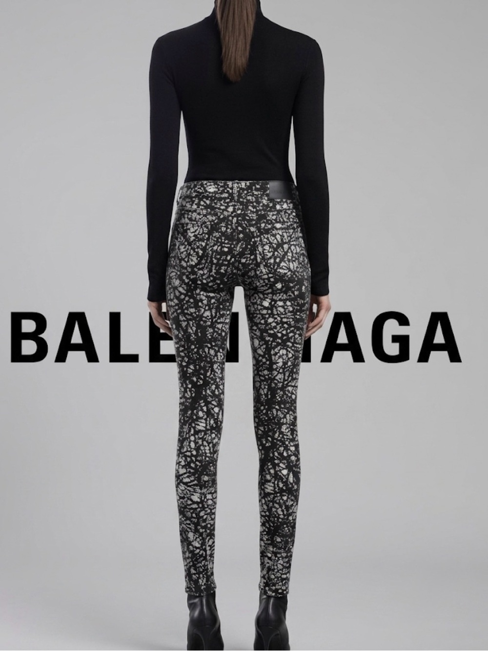 Authentic Balenciaga luxury designer pants sz 10 French 42